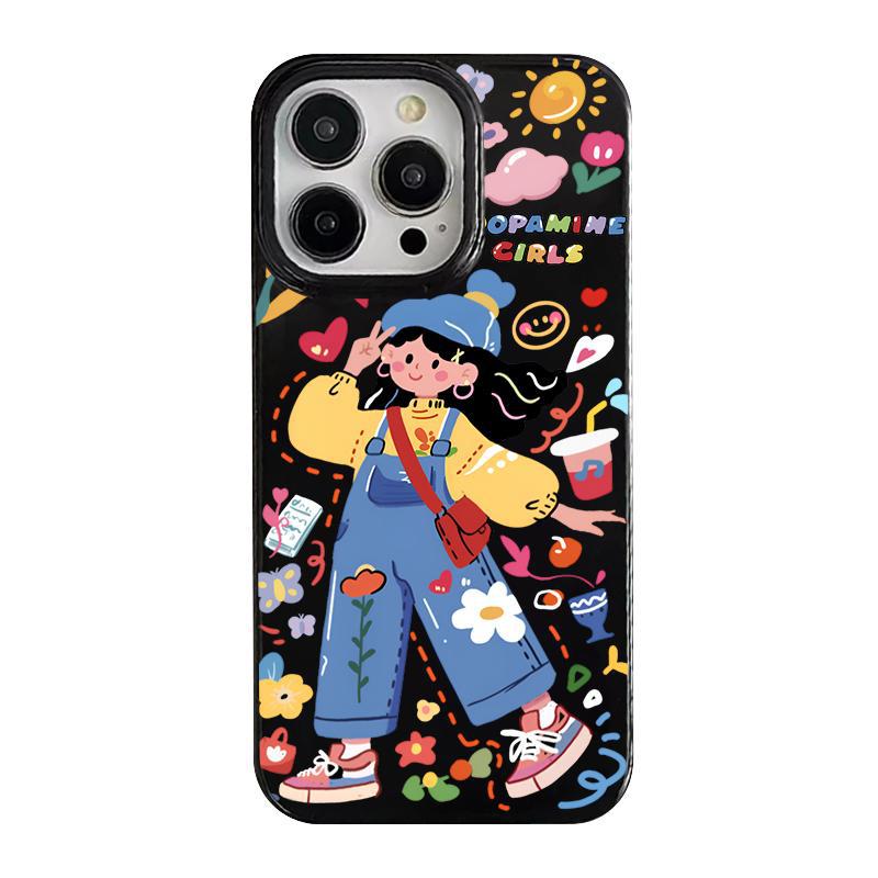 

Graffiti Treasure Girl for IPhone15/14promax Jelly Phone Case for Apple 13/12 Set 11 For Apple 7/For Apple 8