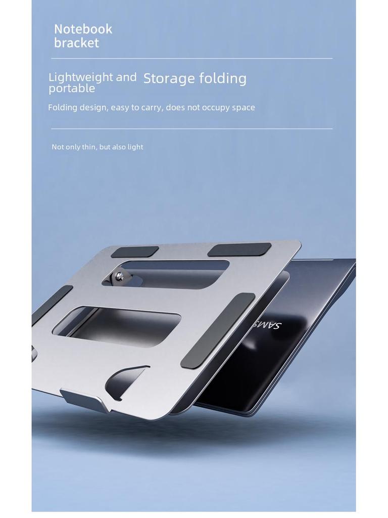 Faltbarer Laptopständer aus Metall mit verbesserter Wärmeableitung