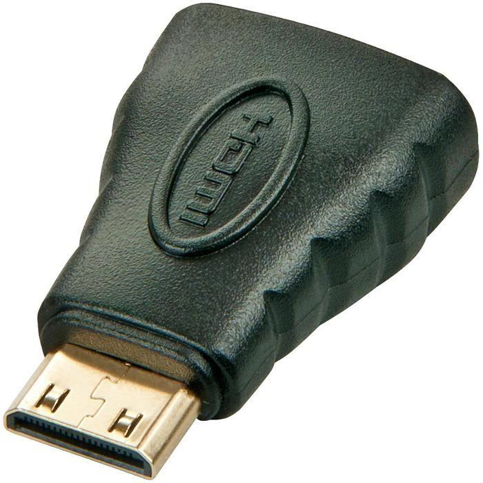 Adaptateur mini-HDMI Vers HDMI (C Mâle / A Femelle)