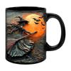 Halloween 3D Witch Mug Ceramic Coffee Cup With Spooky Design Halloween Gift Coffee Cup For Party Decor Gift