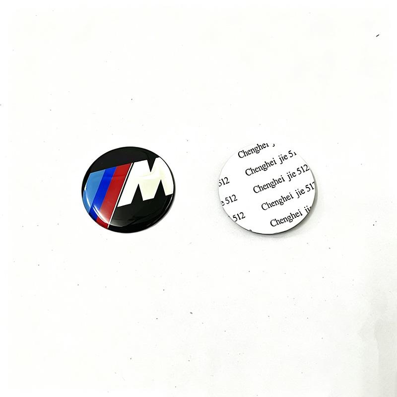 Auto Styling Logo Steering Wheel Center Badge Logo Sticker For BMW E90 E46 F10 F30 E87 F20 G20 E60 E39 E92 Interior Accessories CG4 CG4
