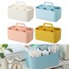 Portable Plastic Storage Box with Removable Divider for Home Organization