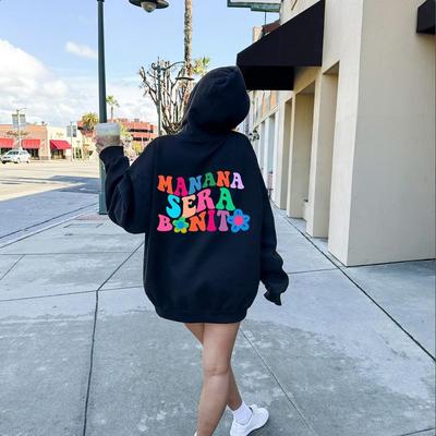 Manana Sera Bonito Hoodie Karol G Manana Sera Bonito Hoodie Tomorrow Will Be Nice Graphic Unisex Bichota  Sweatshirt
