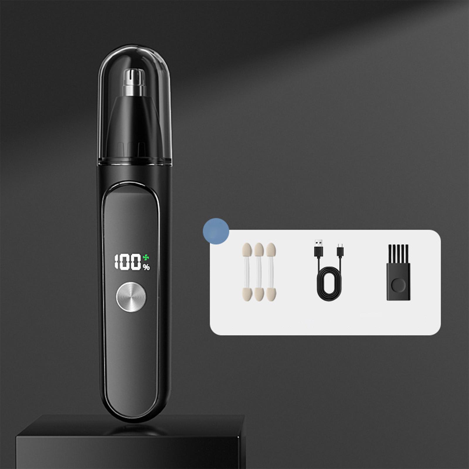 Nose hair trimmer portable mini rechargeable usb nose hair trimmer electric nose hair trimmer USB чёрный