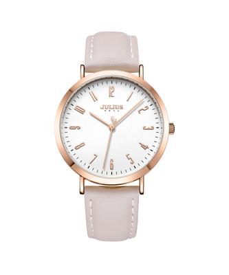 [JULIUS] JULIUS Simple Leather Watch JA-1017