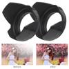 2pcs Plastic Flower Lens Hood Petal Shape Screw Mount for 62mm Filter Aperture Lens