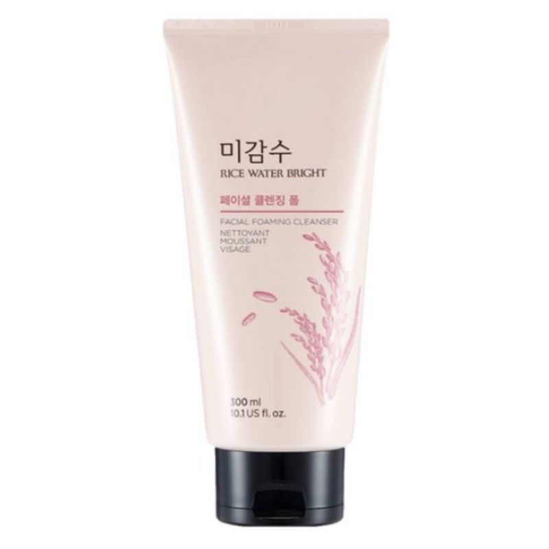 The Face Shop Rice Water Bright Facial Cleansing Foam 150ml (3-Pack)