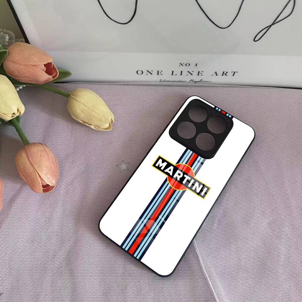 

Чехол-накладка M-Martini Racing Stripe для Xiaomi Poco F3 F4 F5 F6 X3 NFC X4 GT X5 6 M3 M4 M5 M5s M6 Pro 4G 5G Стеклянные чехлы POCO F6