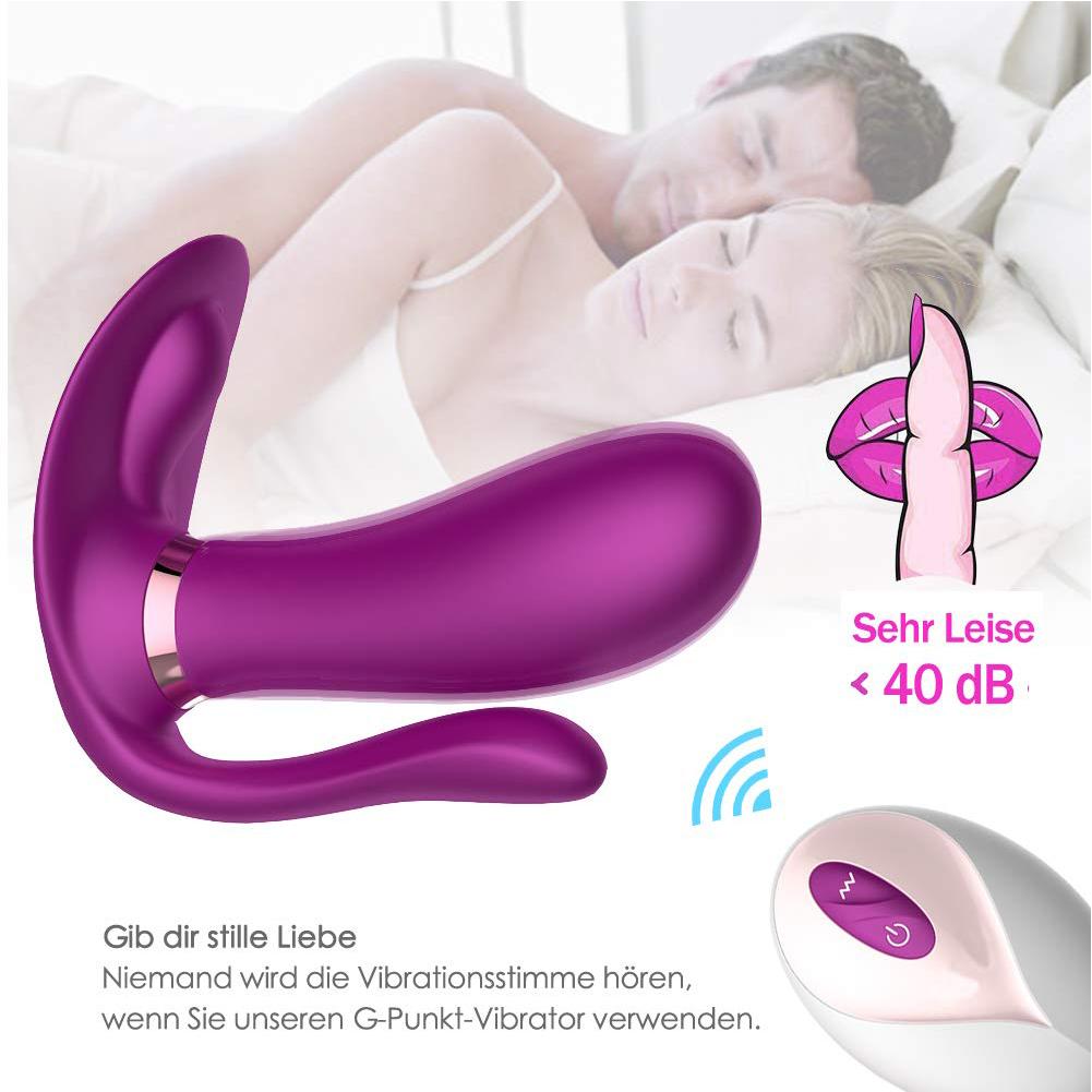 G-spot Clitoris Vibration Dildo Vibrators Massager Rabbit Vibrators Quiet Erotic Sex Toy Stimulator Realistic Butterfly Vibrator for Women Couples