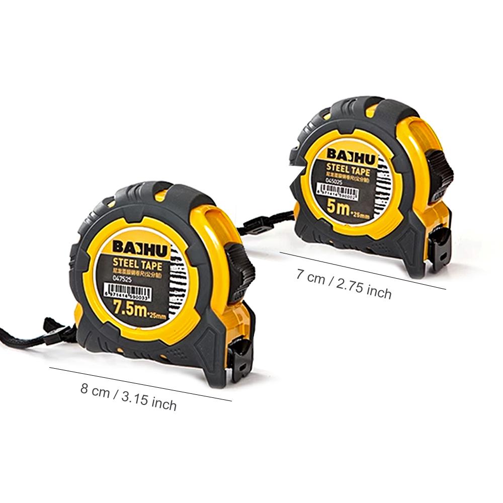 5/7.5m Precizie înaltă Îngroșat Rezistent la uzură Și Anti-cădere Portabil Multifuncțional Instrument de măsură manual Ruletă
