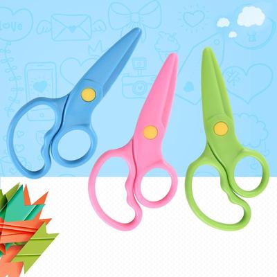 Children's Mini Safety Scissors for Kindergarten DIY and Paper Cutting