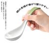 YFWOOD 4-Piece 16cm Ceramic Flower Soup Spoon with Curved Long Handle, Perfect for Curry, Ramen, and Other Cooking, Ideal for Commercial or Family Use