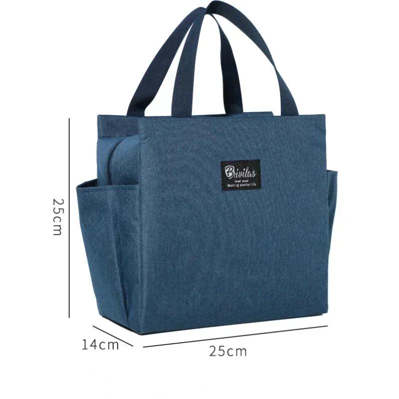 Multifunction Oxford Large Capacity Cooler Bag Waterproof Portable Zipper Thermal Lunch Bags for Outdoor Picnic Food Storage
