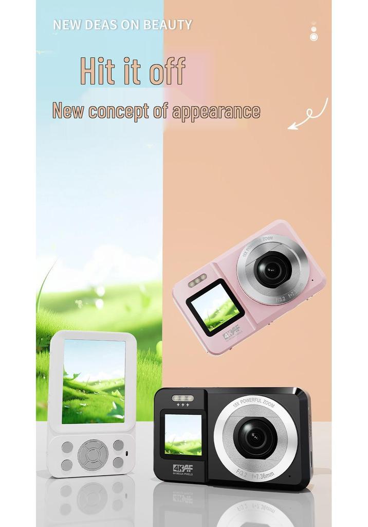 Dual Screen HD CCD Zoom Camera for Kids