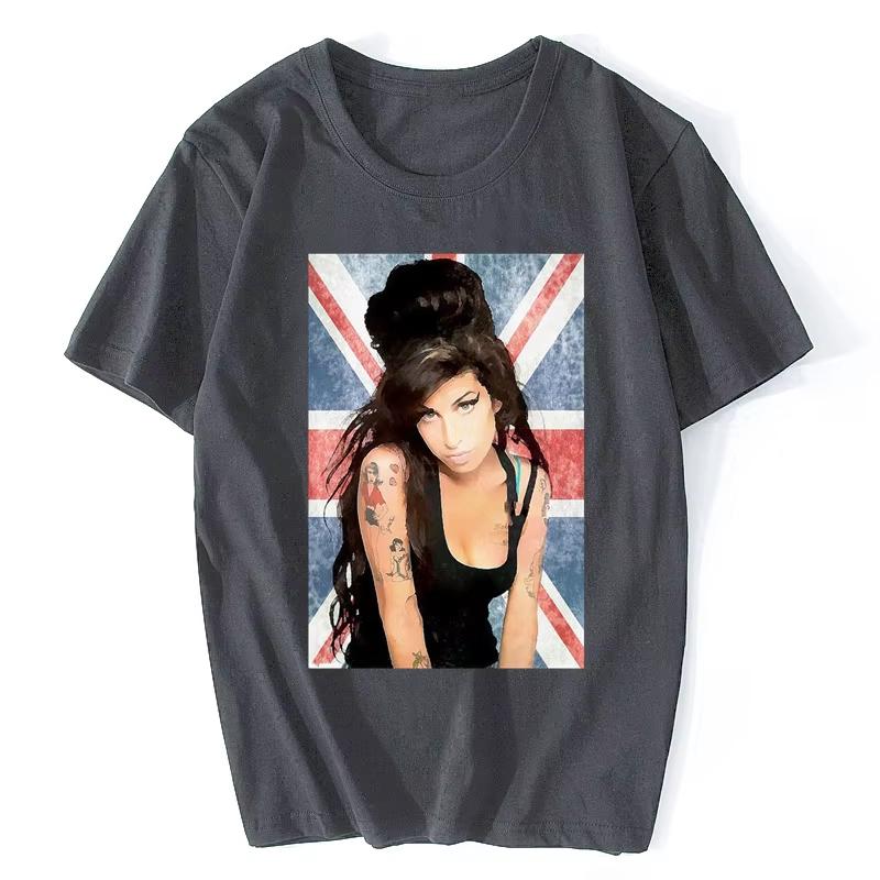 2026 Amy Winehouse Legardary TShirt Print Tees Unisex Women Cotton Short Sleeve T Shirt Hip Hop Tops Summer Streetwear Clothing