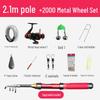 New Mini Telescopic Sea Fishing Rod Set – Portable Lure & Casting Rod with Water Drop Wheel