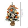 Arbre de Noël Artificiel Mini pour Dessus de Bureau