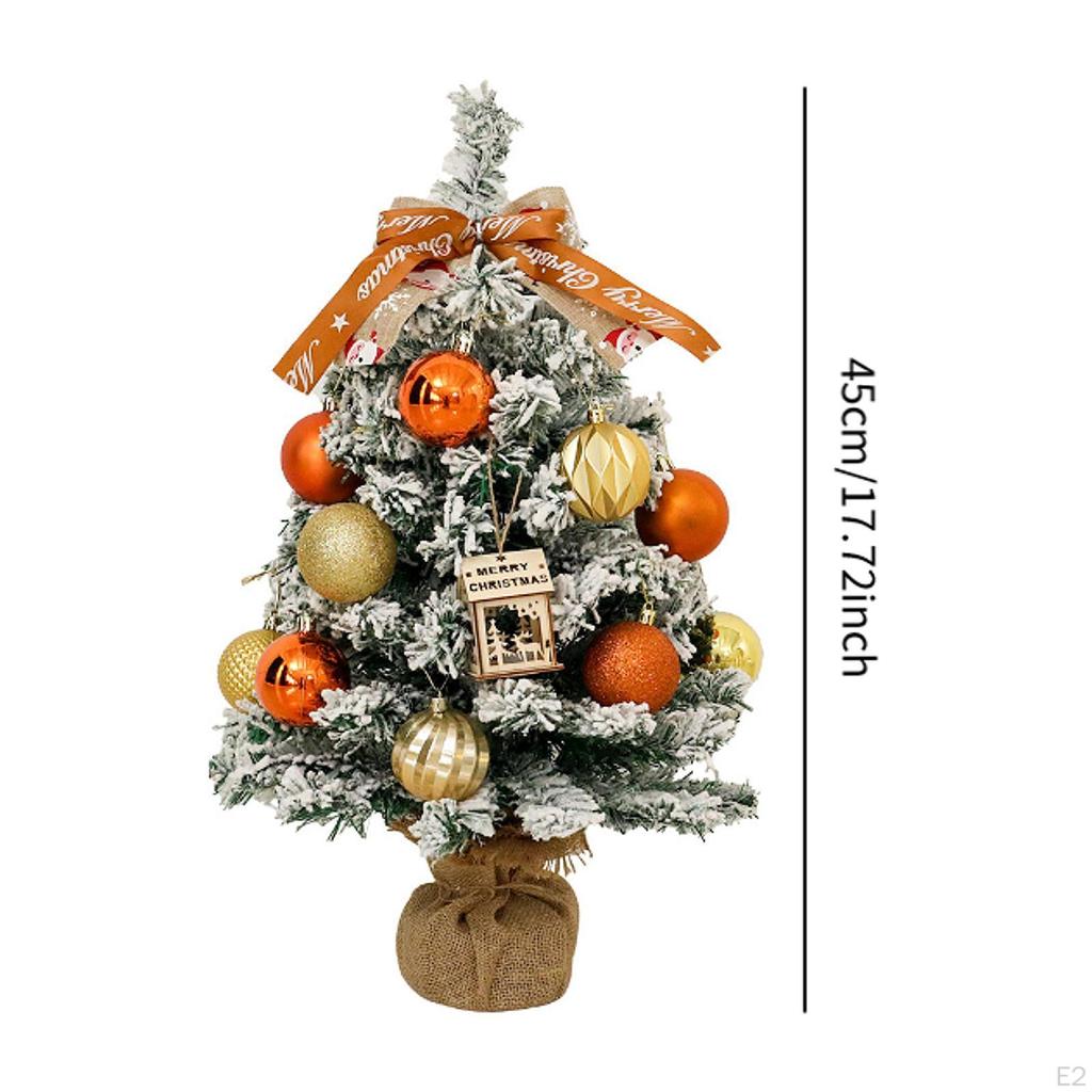 Arbre de Noël Artificiel Mini pour Dessus de Bureau