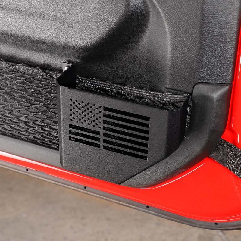 Front Door Pocket Storage Box Organizer Container For Jeep Wrangler JL For JT Gladiator 2018-2023 Stowing Tidying Accessories