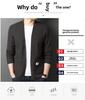 Hengyuanxiang 2025 Men's Knitted Cardigan: Spring & Autumn Casual Sweater for Middle-Aged & Young Dads