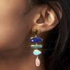 Fashionable Geometric Alloy Earrings For Women Chic Casual Jewelry