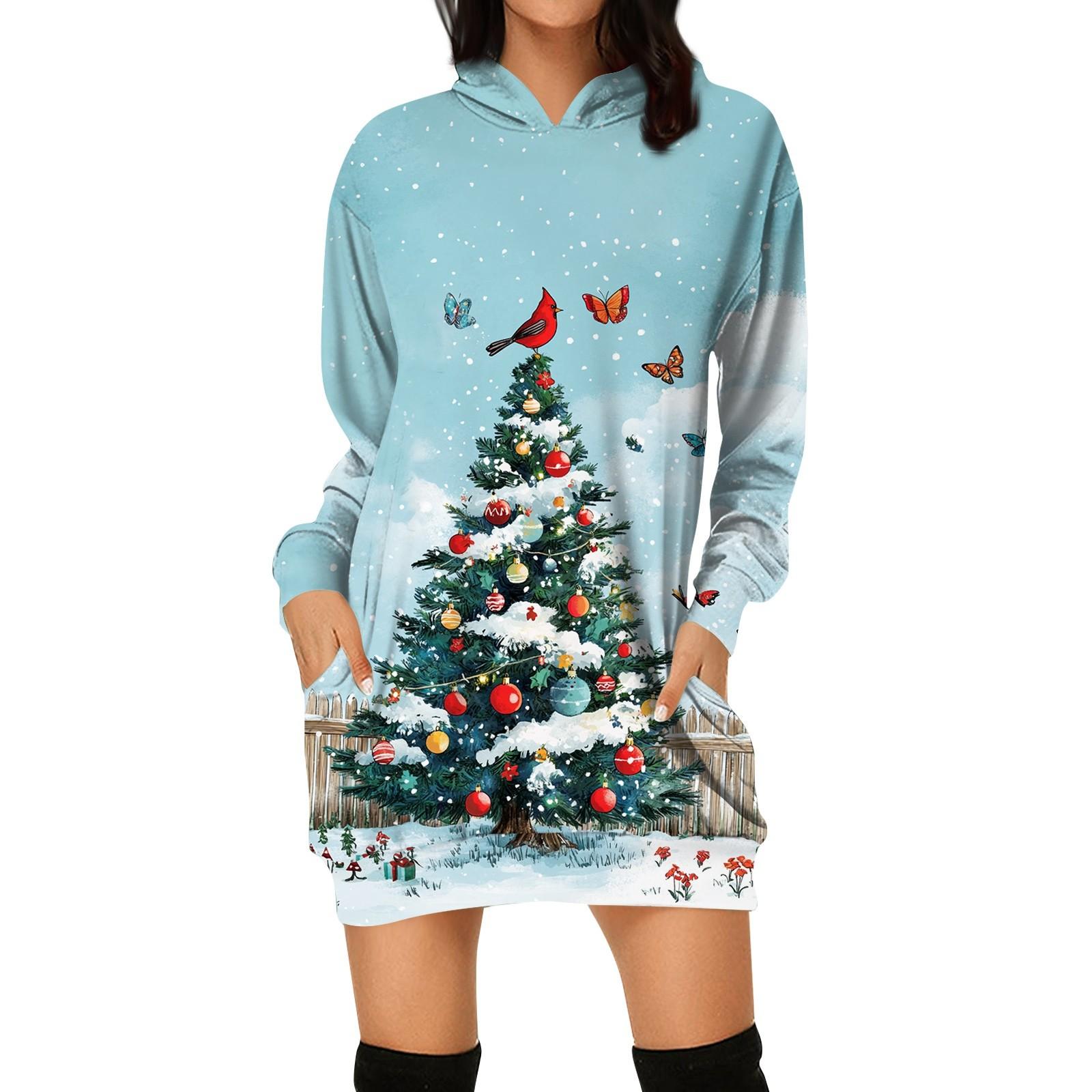 Женская мода свободный повседневный карман с длинным рукавом толстовка с принтом свитшот XXL