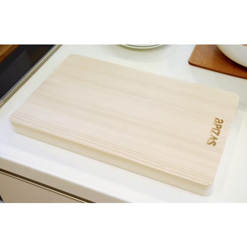 Umezawa Wooden Cutting Board, Anti-Mold and Antibacterial, 39 x 24 x 3cm Thick, Made in Japan, 571038