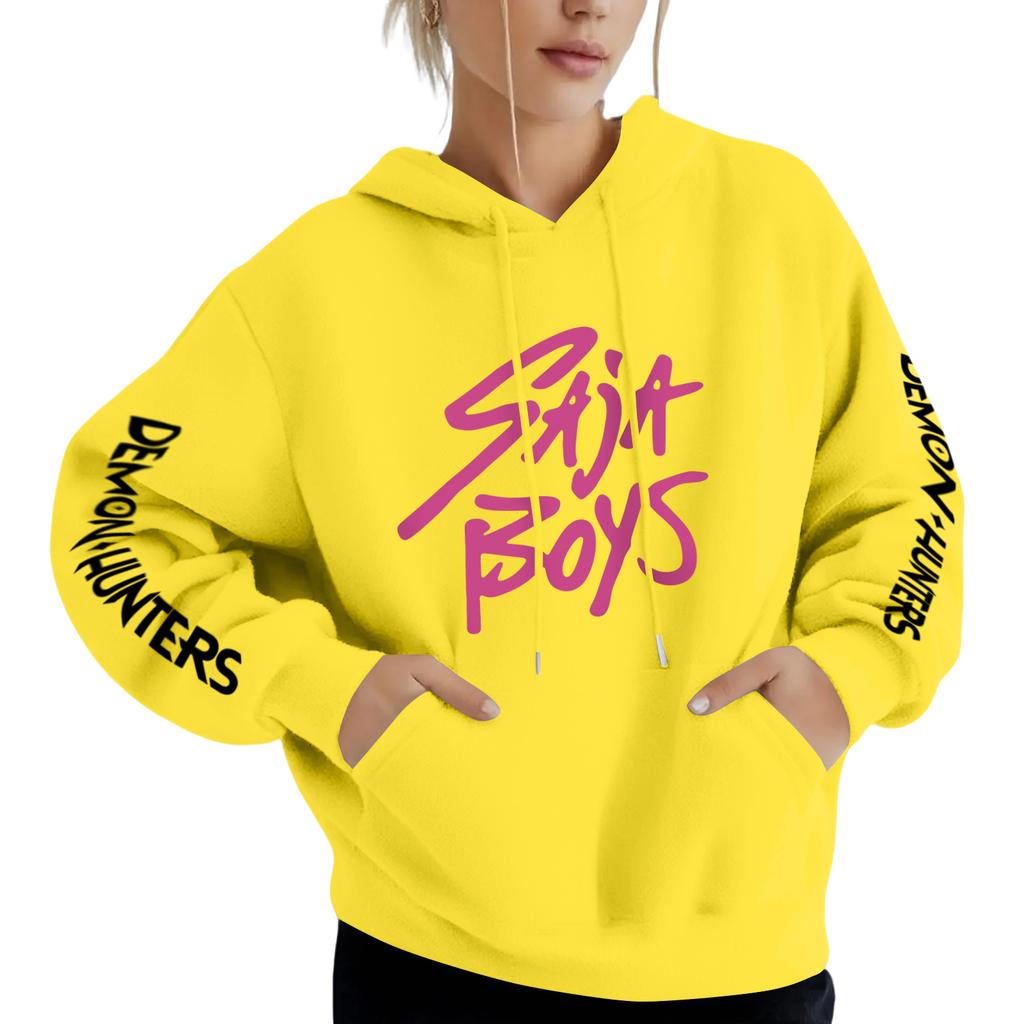 Girl Witch Hunting Group Hoodie Sweatshirt For Sports And Leisure