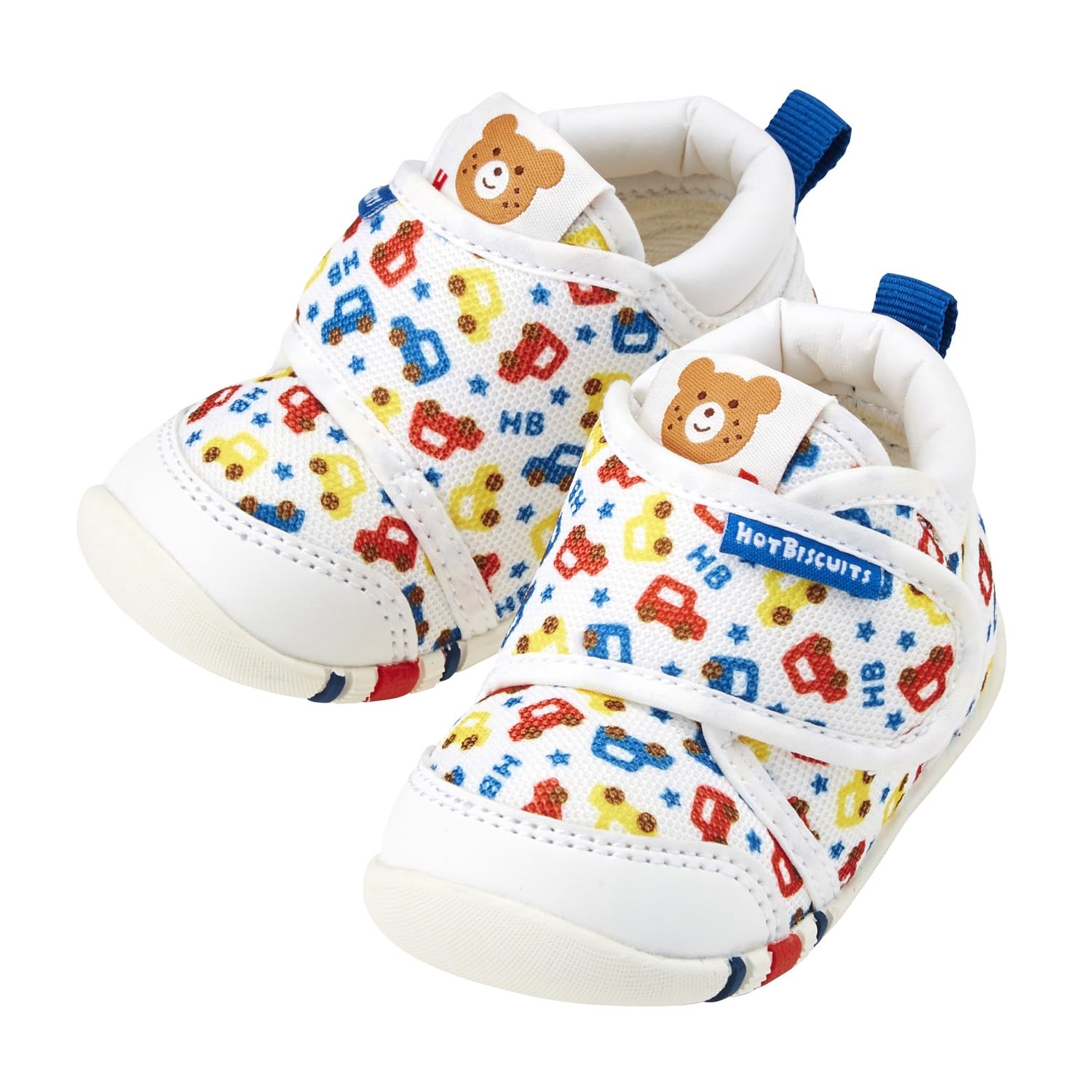 

MIKIHOUSE HOT BISCUITS First Baby Shoes, Boys and Girls, Baby Kids, Blue, Size 12.5cm, 71-9301-571
