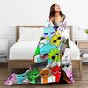 Incrediboxs Sprunkis Blankets Velvet Printed   Multifunction Lightweight Throw Blanket for Sofa Office Quilt
