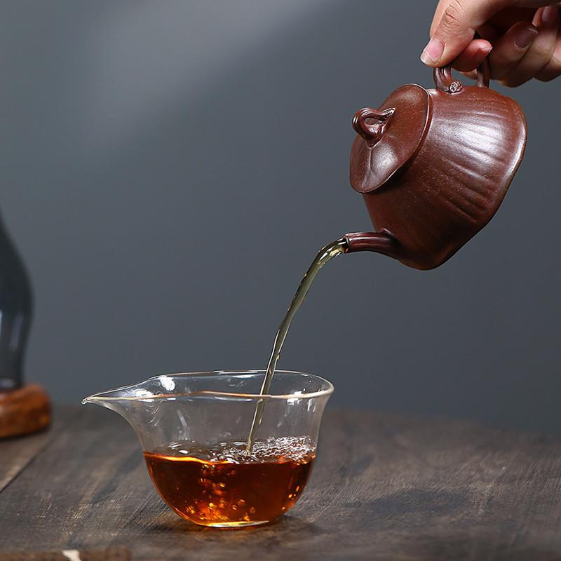 140ml Yixing Handmade Purple Clay Teapot Lotus Shape Zisha Tea Pot Beauty Tea Infuser Kettle Chinese Tea Set Accessories Teaware