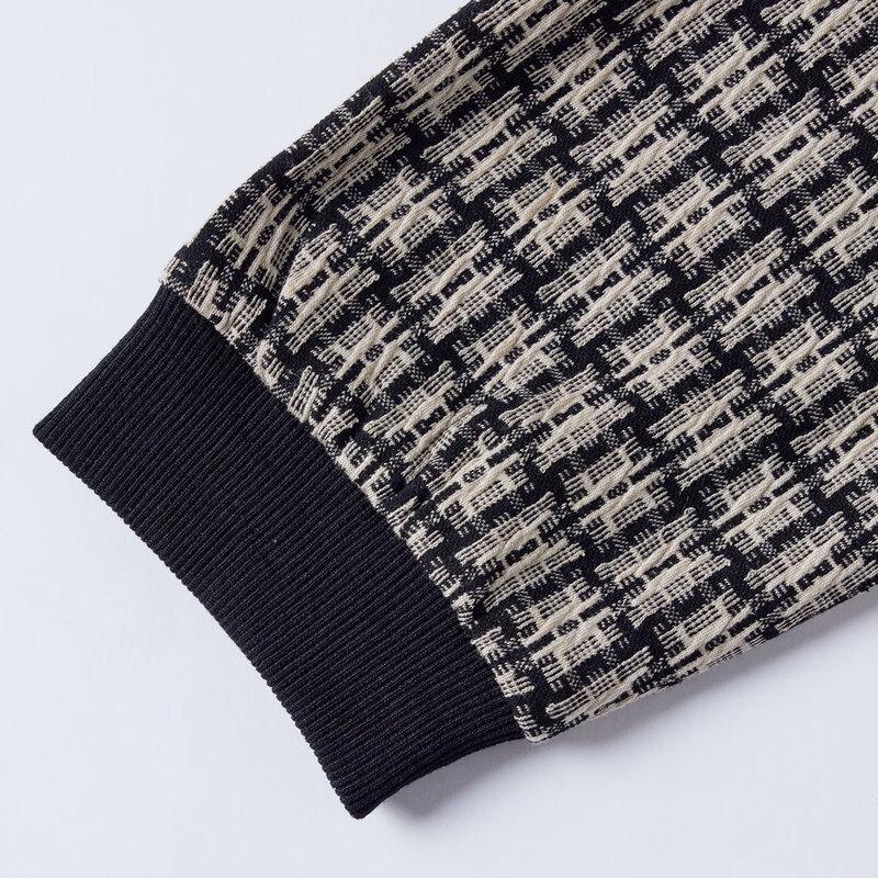 Past Mid-Aged Women's Plaid Lapel Jacket