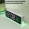 Digital Alarm Clock for Bedroom Desk Clock for Living Room Bedroom with Large Number,Dimmer,Loud Alarm Temperature