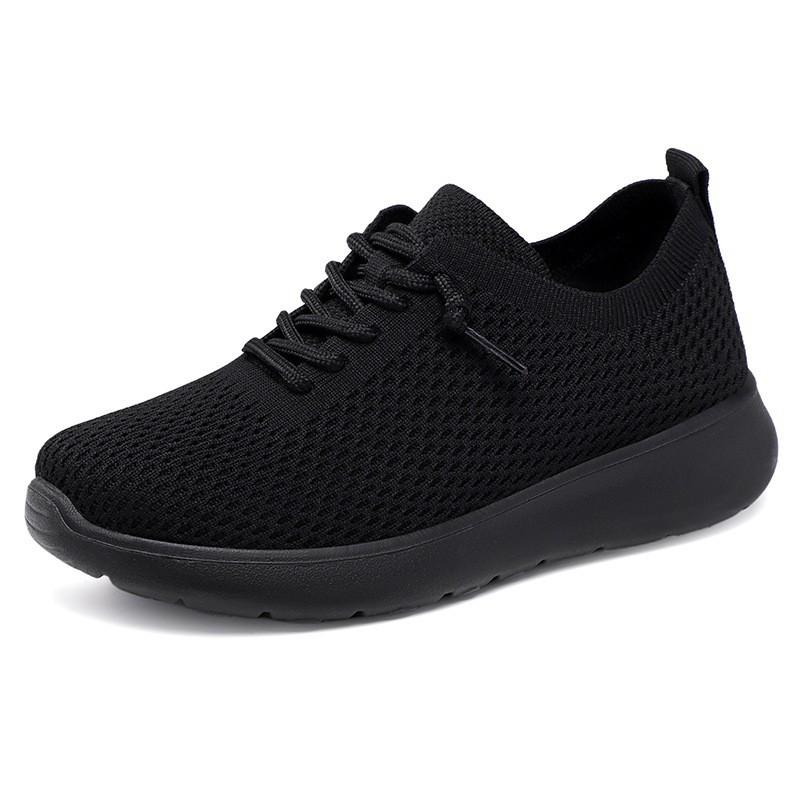 Shoes men's summer new men's casual single shoes men's and women's couples jogging shoes soft-soled flying-woven men's shoes