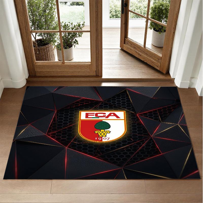 FC Augsburg FC Design Crystal Velvet Rug Soft Decorative Mat for Bedroom Entrance