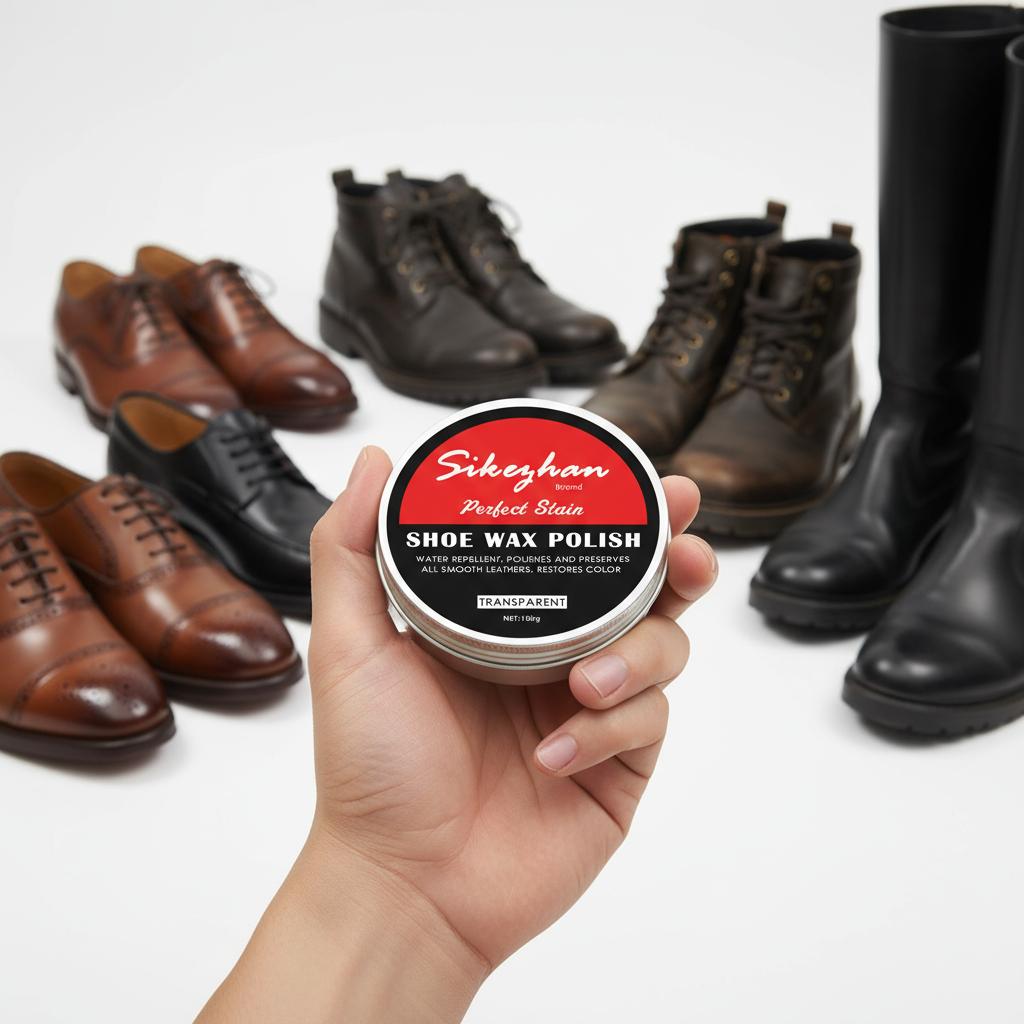 Professional Leather Care Cream Shoes&Boots-Deep Nourishing,Scratch Repair,Waterproof Protection,Long-Lasting Shine&Restoration