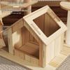 Tang Mi Ji Ji Cat Tree with Double Wooden Cabin