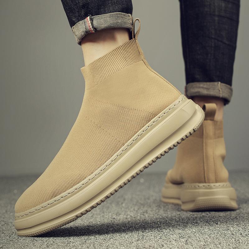 

Носки и обувь мужская весна и лето 2025 новая дышащая парусиновая обувь мужская корейская версия повседневная тканевая обувь на одной педали ленивые кеды мужские 44