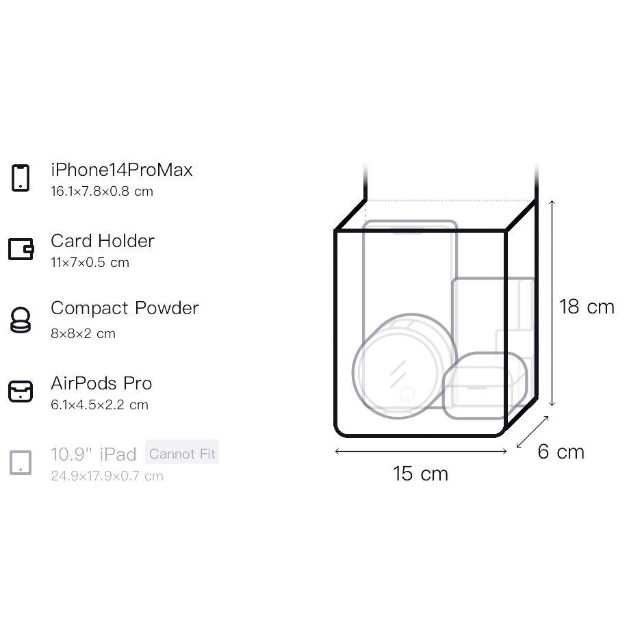 Versace Medusa Biggie Series Classic Medusa Logo Leather Phone Bag Men Shoulder Bag Black 1006192-1A03190-1B00P