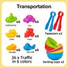 Counting Animal Sorting Toys for Toddlers Preschool Learning Activities for Math Color Cognition Montessori Baby STEM Gift