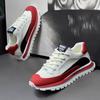 2025 New Simple Low Cut Men's Sneakers Thick Soled Height Increasing Soft Soled Casual Running Shoes Zapatos Para Hombres