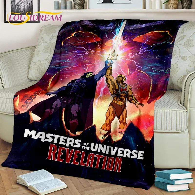 Cartoon He Man Masters of Universe Blanket,Soft Throw Blanket for Home Bedroom Bed Sofa Picnic Travel Office Cover Blanket Kids