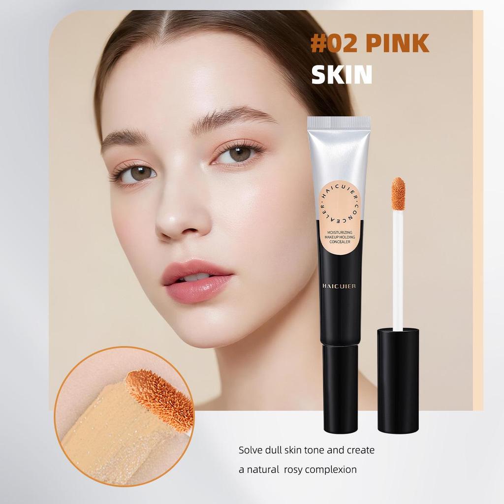 Haicuier Long-lasting Hydrating Concealer: Covers Dark Circles, Spots, and Scars, Smudge-resistant.