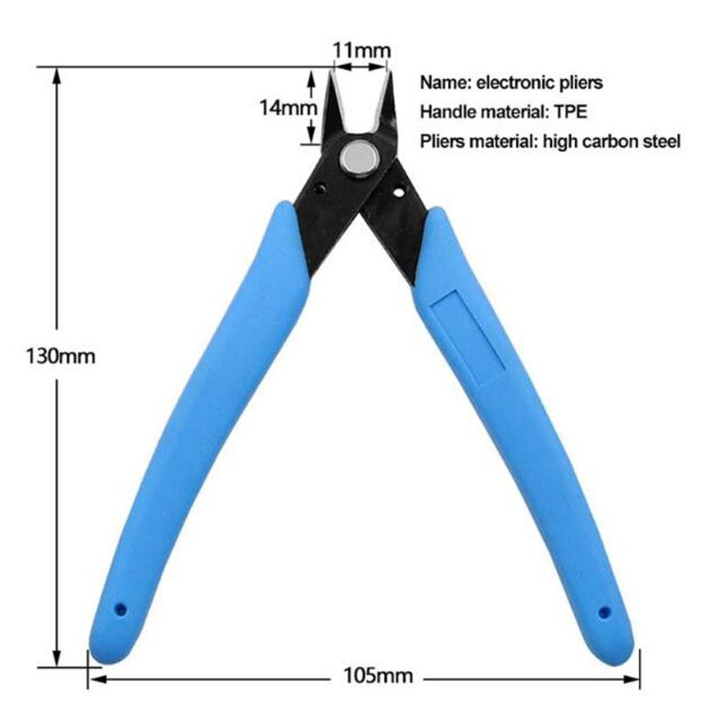 

5-дюймовые бокорезы для электроники, проводов, ювелирных изделий, винтов (синий) Pack of 1 синий
