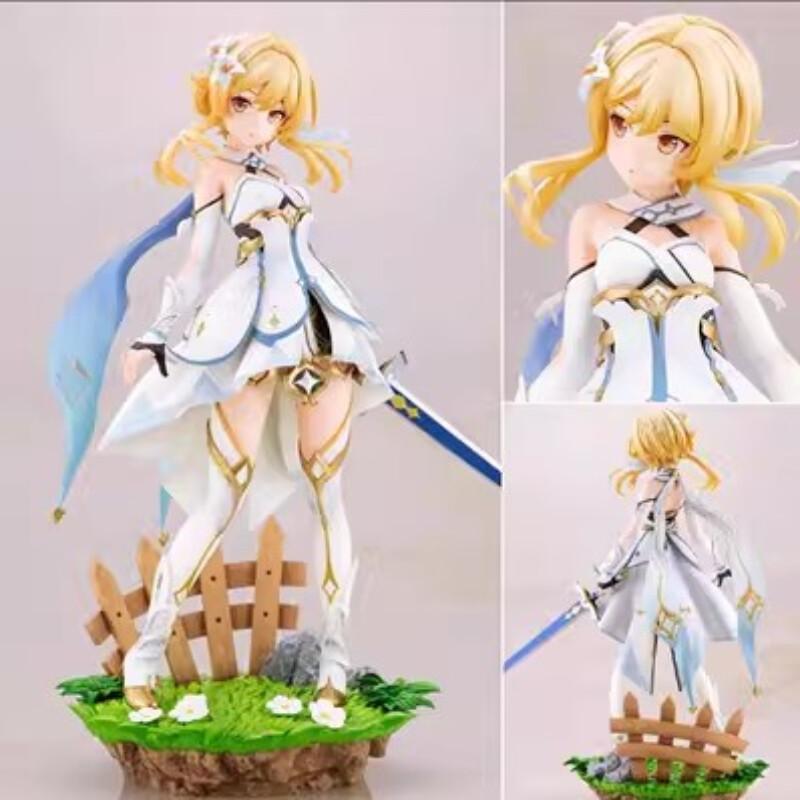

Игровая фигурка Genshin Impact с коробкой Traveler Lumine Anime Girl Statue Mode PVC