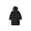 Converse Down Jackets Women's Black Hooded Moderate Other 10021989-A02
