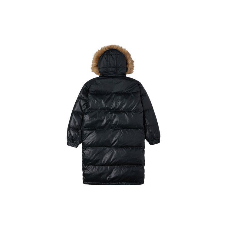 Converse Down Jackets Women's Black Hooded Moderate Other 10021989-A02