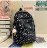 School Bag for Women, New Japanese Style INS High-look, Fresh and Sweet Star Backpack, Lightweight Backpack for Middle and High School Students