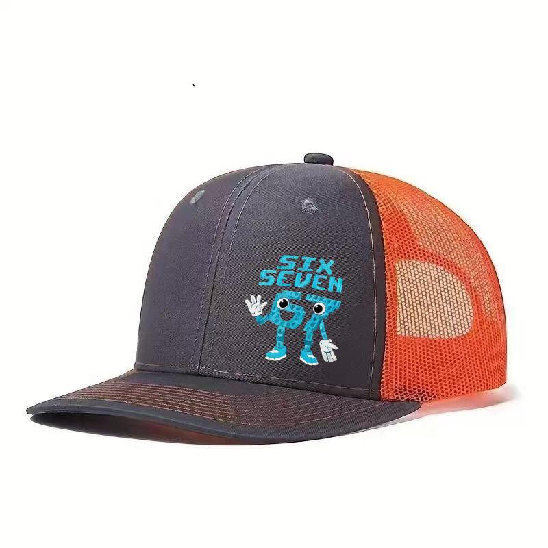1PC compared to 67 pixel explosive mesh cap! Breathable and sweat resistant, a must-have streetwear for trendsetters