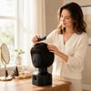 Quick Setting Shaping Hair Dryer Integrated Molding Wig Head Stand Holder For Natural Fluffy Wigs